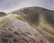 Eric Ravilious The Vale of the White Horse oil painting